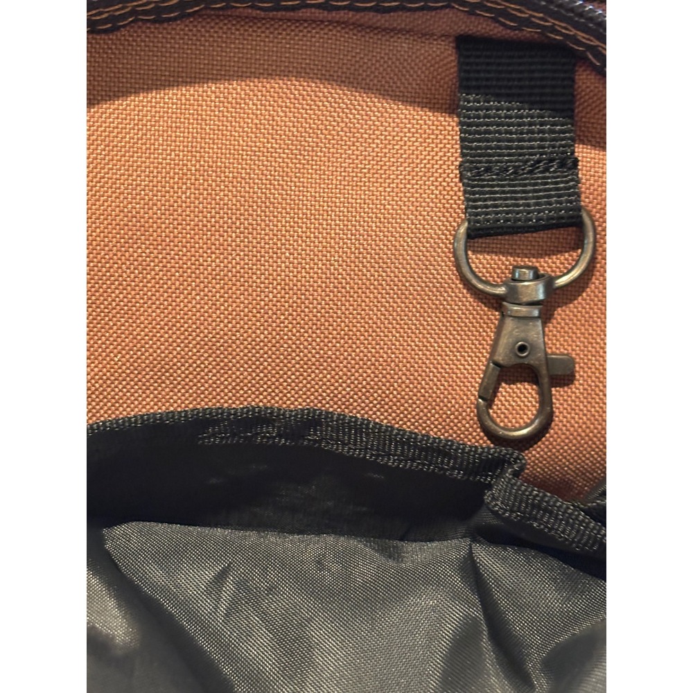 Carhartt Men Brown Canvas Waist Pack Fanny Pack Hip Bag Adjustable Strap - Picture 9 of 15